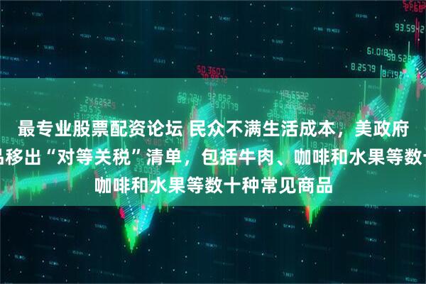 最专业股票配资论坛 民众不满生活成本，美政府将部分农产品移出“对等关税”清单，包括牛肉、咖啡和水果等数十种常见商品